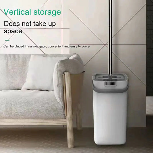 Hands-Free Flat Mop and Bucket Set - Wet and Dry Separation