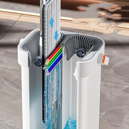 Flat Mop and Bucket Cleaning Set