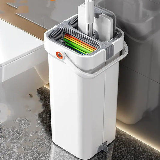 Flat Mop and Bucket Cleaning Set
